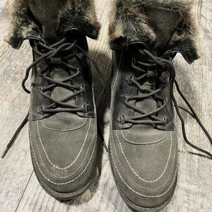 Sporto Suede Waterproof Heel Boot